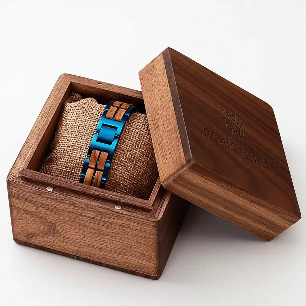 custom engraved wood bracelet Couple wooden Engraved Personalized Gift - Hadi Craft