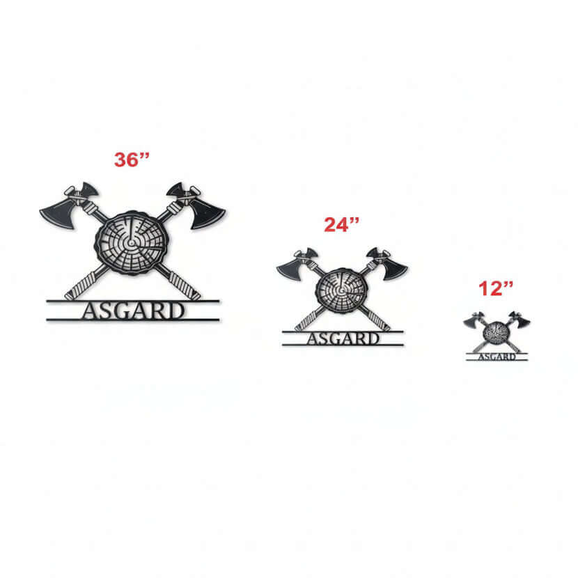 custom metal axe throwing wall art Sign | Hadi Craft USA