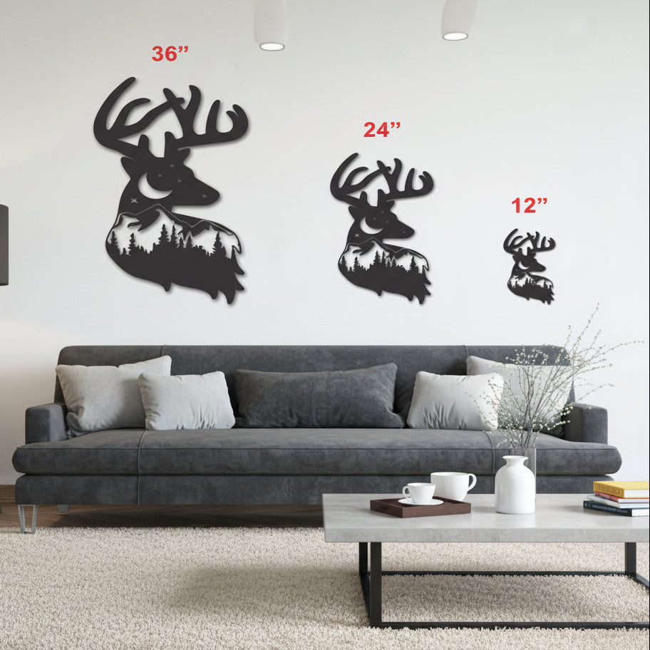 custom metal buck wall art | Hadi Craft USA