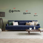 custom metal rose wall art decor sign | Hadi Craft USA