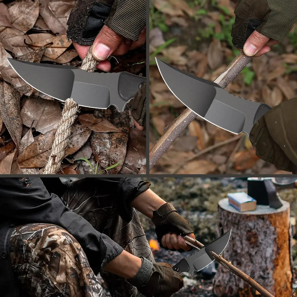 fixed blade hunting knife for camping | Hadi Craft USA