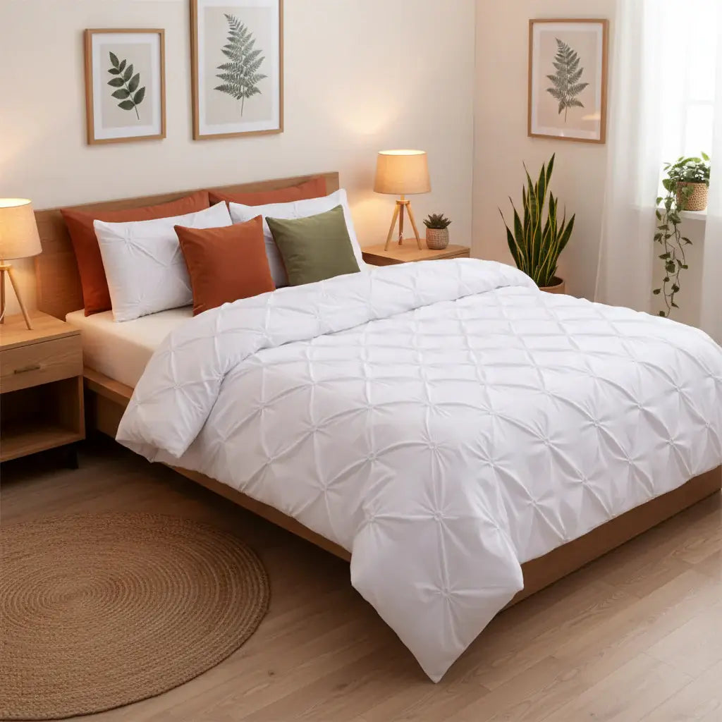 gray queen duvet cover set 3 piece bedding | Hadi Craft USA