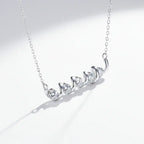 925 sterling silver moissanite pendant necklace Luxury Pendant