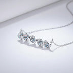 925 sterling silver moissanite pendant necklace Luxury Pendant