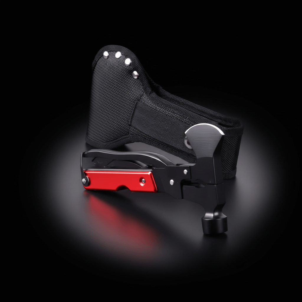 Multifunction Camping Hammer Tool | Stainless Steel Multi-Purpose Combo Hammer with Screwdriver & Pliers