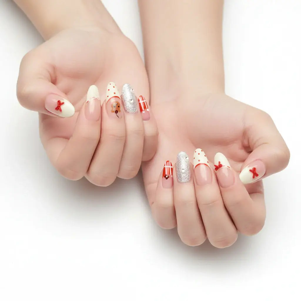 Hadi Craft USA Luxury Handmade Cat-Eye Press-On Nails for Elegant Style, handmade press-on nails, nail art, acrylic nails