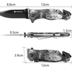 Multi-Function Folding Blade Pocket Knife | Tactical Survival Hunting & Camping Knife