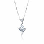 1 carat D color moissanite pendant necklace Elegant Jewelry