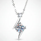 1 carat D color moissanite pendant necklace Elegant Jewelry
