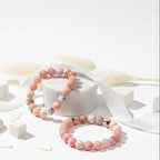 Repair My Heart - The Peruvian Pink Opal Bracelet by Hadi Craft USA, handmade pink opal beaded bracelet jewelry
