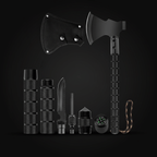 Stainless Steel Multi-Functional Survival Axe & Hammer | Camping, Rock Climbing & Adventure Outdoor Tool