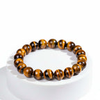 Built to Win – 7A Grade Tiger’s Eye Bracelet by Hadi Craft USA, handmade beaded bracelet, tiger’s eye jewelry