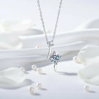1 carat D color moissanite pendant necklace Elegant Jewelry