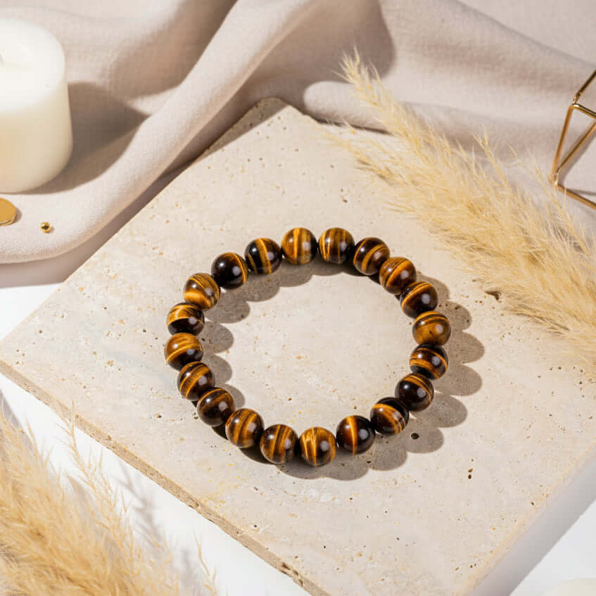 Alt Tag: Built to Win – 7A Grade Tiger’s Eye Bracelet by Hadi Craft USA, handmade tiger’s eye bracelet, beaded bracelet jewelry