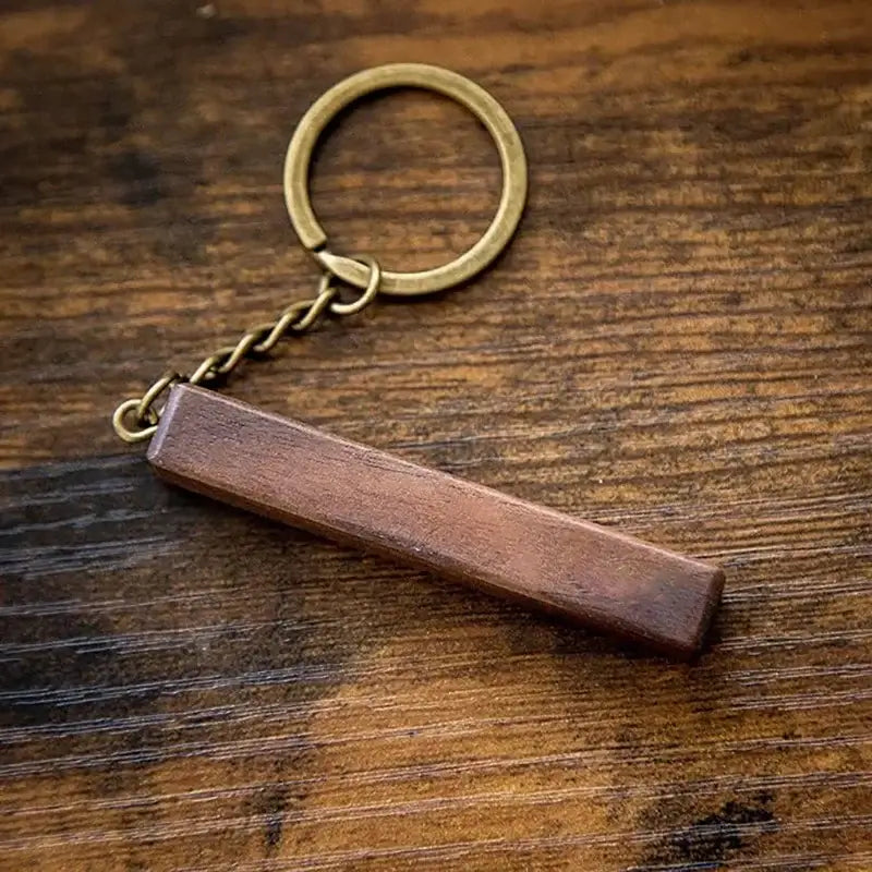 Alt Tag: Hadi Craft USA Walnut keychain blanks for laser engraving Blanks with Leather Strap, handmade wooden keychain, personalized engraved DIY