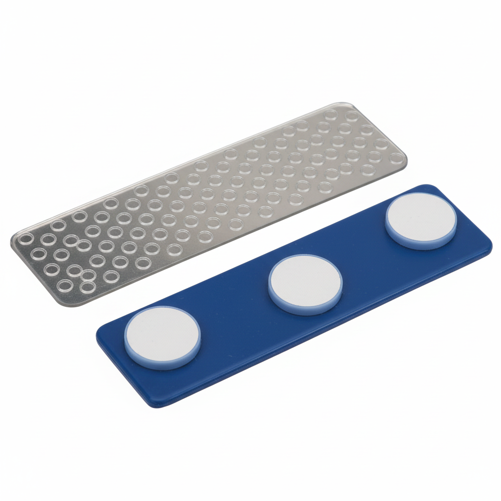 Custom 3x2 Name Tag with Pin or Magnet Backing – Laser Engraved Personalized Badge (Multiple Colors)