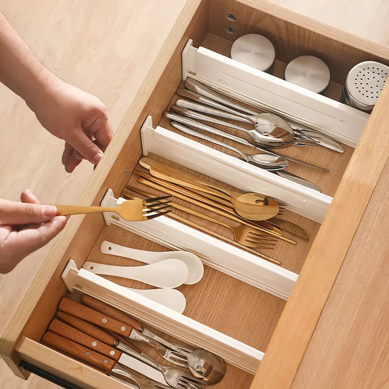 Retractable Drawer Organizer Divider | Kitchen, Makeup & Underwear Storage