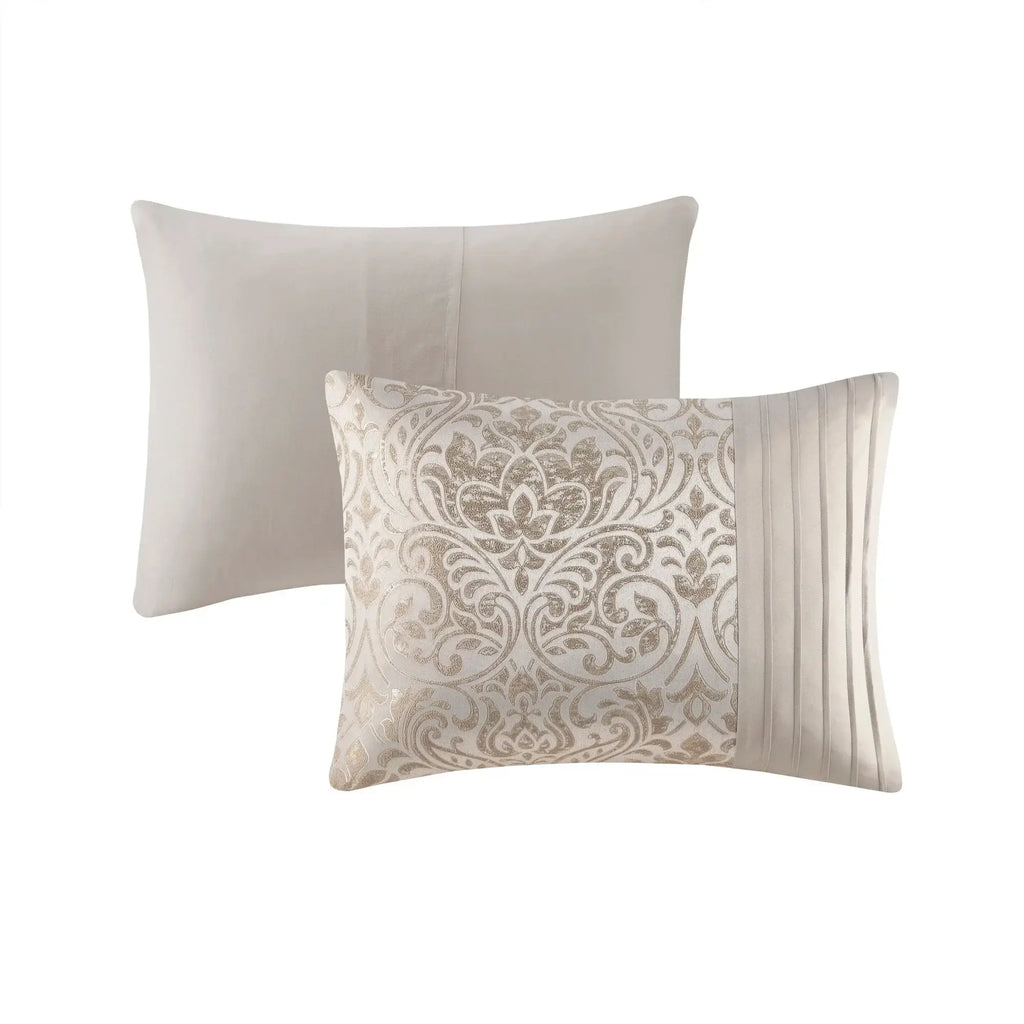 khaki jacquard queen comforter set with Bed Sheets Khaki Queen - Hadi Craft
