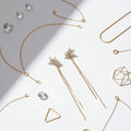 korean tassel drop earrings Long Tassel Drop Earrings Elegant jewelry - Hadi Craft