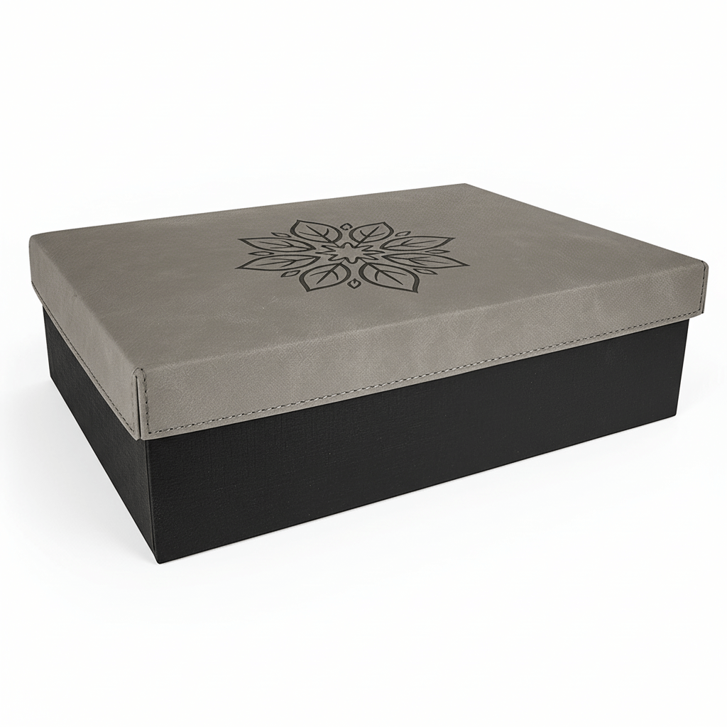 laserable leatherette gift box Lid Elevate your gift presentation - Hadi Craft