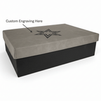 laserable leatherette gift box with Lid | Hadi Craft USA