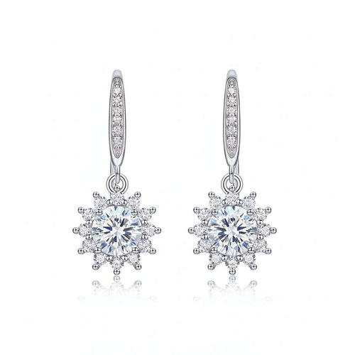 moissanite stud earrings - Hadi Craft USA