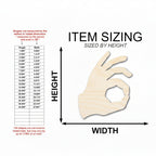 okay hand shape wood cutout - Hadi Craft USA