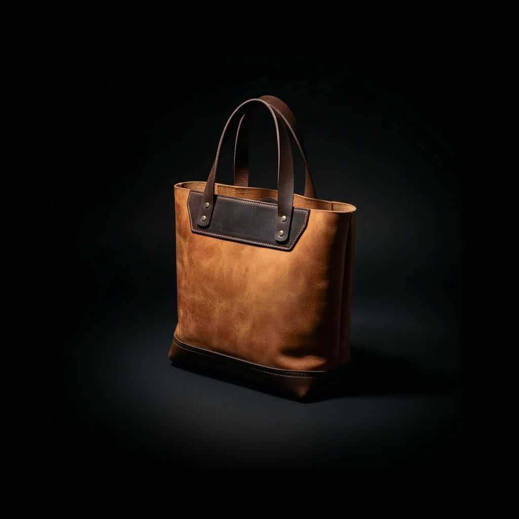 Naomi Leather Tote Bag for Women – Saddle Tan | Everyday Carry | Handmade in USA