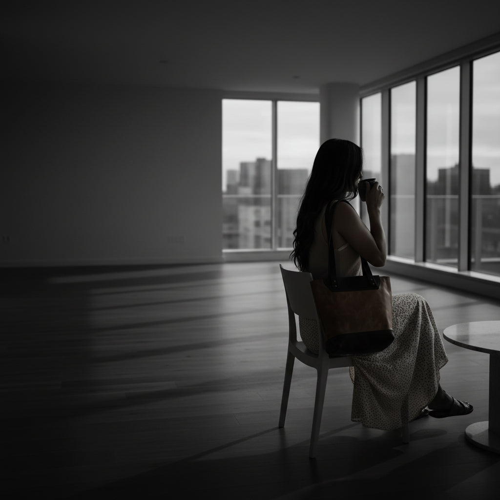 Naomi Leather Tote Bag for Women – Saddle Tan | Everyday Carry | Handmade in USA