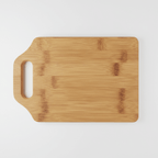 personalized bamboo cutting board with handle Hadi Craft USA