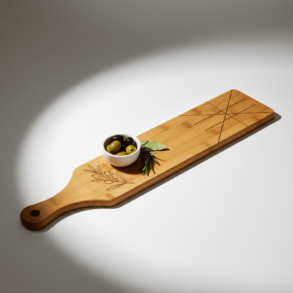 personalized bamboo paddle board & Cutting Board with Custom - Hadi Craft