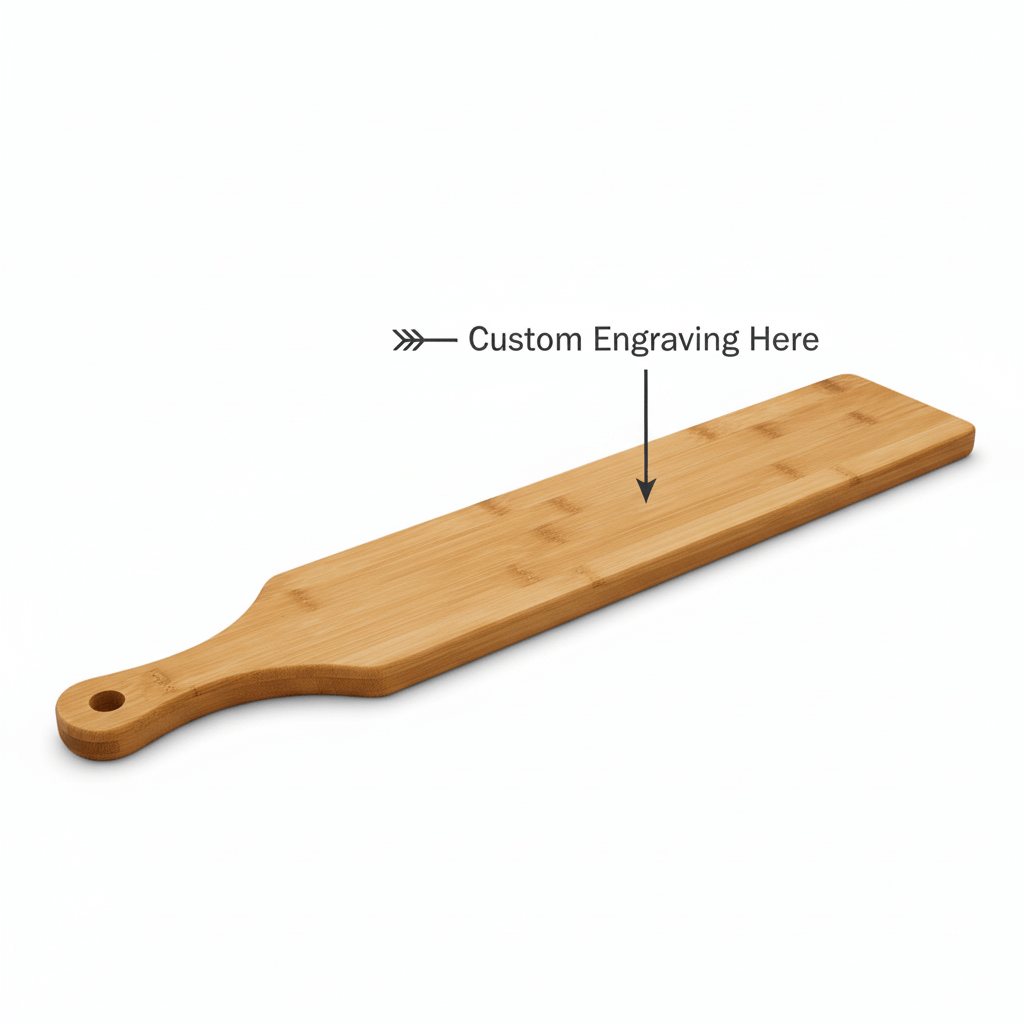 personalized bamboo paddle board & Cutting Board with Custom - Hadi Craft