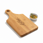 personalized bamboo paddle cutting board with Personalized Engraving - Hadi Craft
