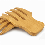 personalized bamboo salad hands Set with Custom Personalized Engraving - Hadi Craft