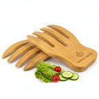 personalized bamboo salad hands Set with Custom Personalized Engraving - Hadi Craft