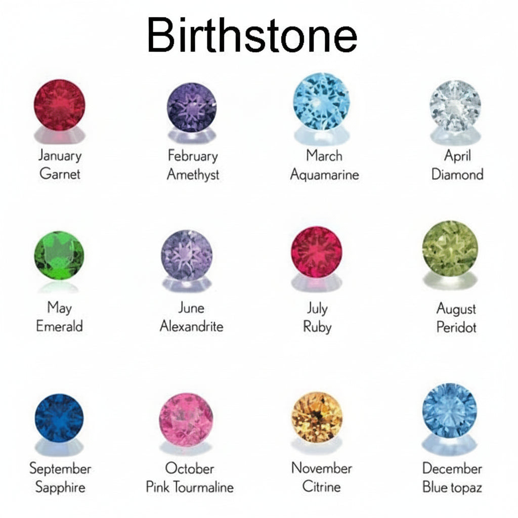 personalized birthstone keychain | Hadi Craft USA