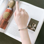 personalized couple bracelet Engraved Bracelet | Hadi Craft