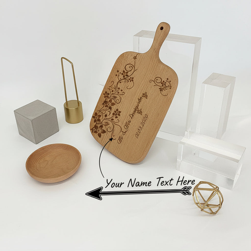 personalized engraved cutting board - Hadi Craft USA