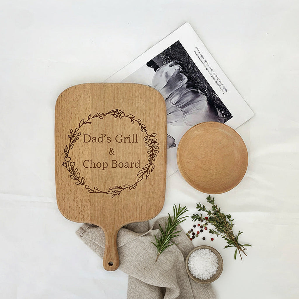personalized engraved cutting board - Hadi Craft USA