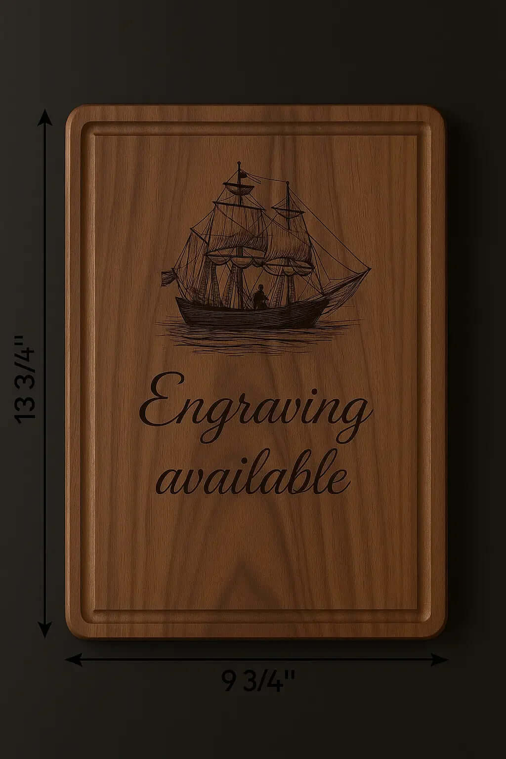 personalized engraved wooden cutting board | Hadi Craft USA