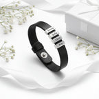 personalized men's family name bracelet - Hadi Craft USA