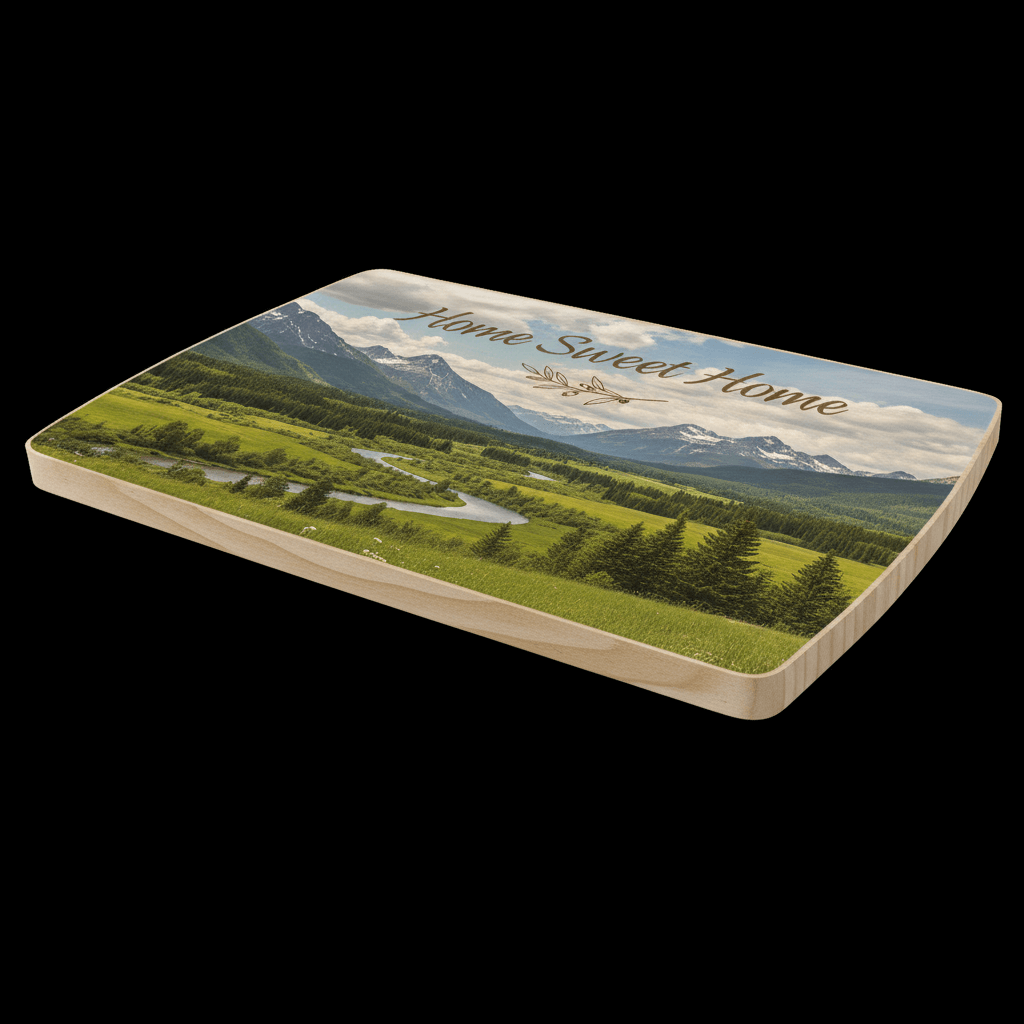 personalized wood cutting board sublimatable Hadi Craft USA