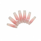 Hadi Craft USA Pink Butterfly Cat-Eye Handmade Press-On Nails for Weddings, resin press-on nails, handmade nail art