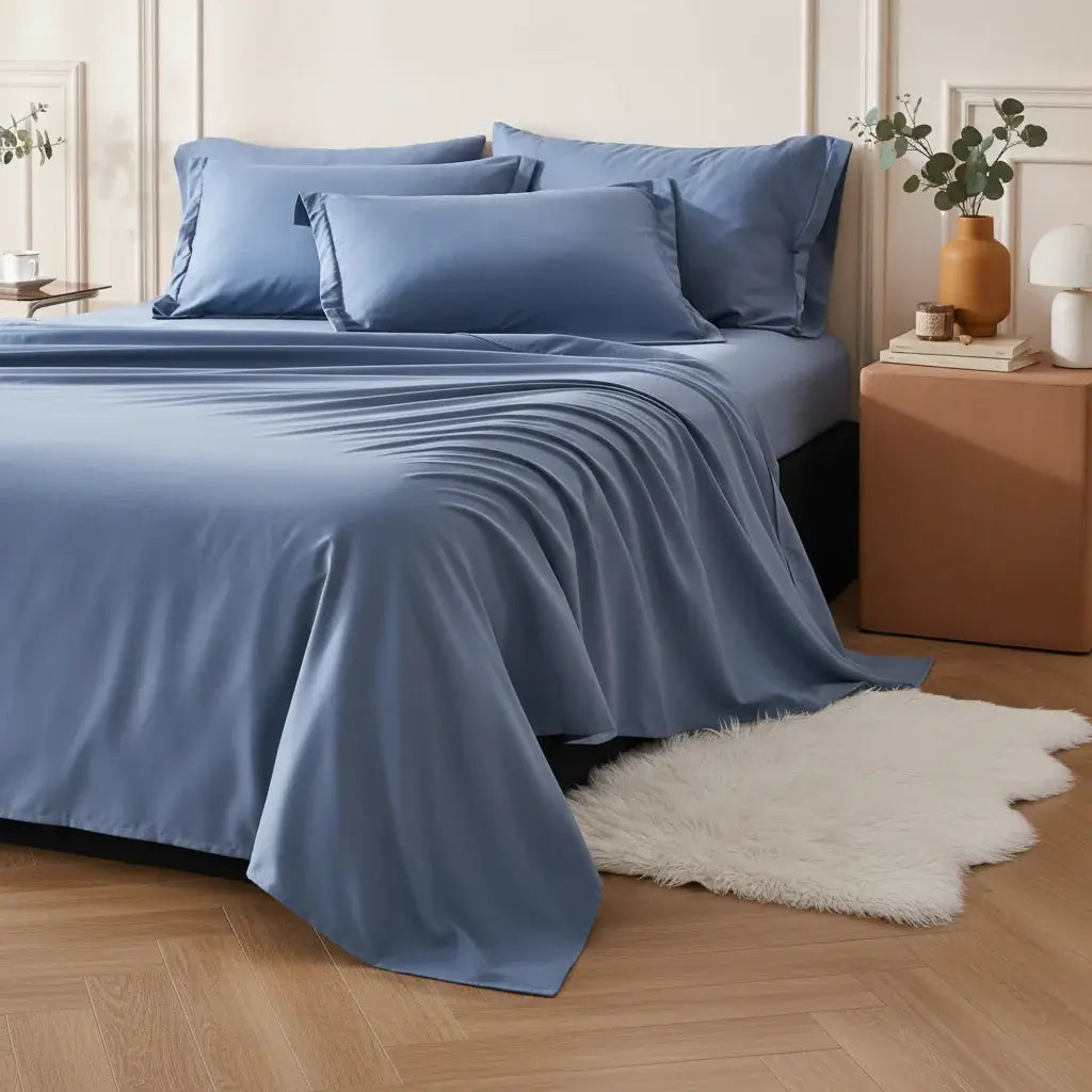 queen 7 piece comforter set solid geometry | Hadi Craft USA