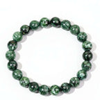 Angel Energy – Rare Seraphinite Bracelet of Transformation beaded green gemstone bracelet by Hadi Craft USA, handmade jewelry