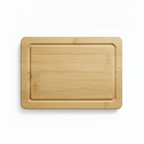 small bamboo cutting board with drip groove Compact and practical - Hadi Craft