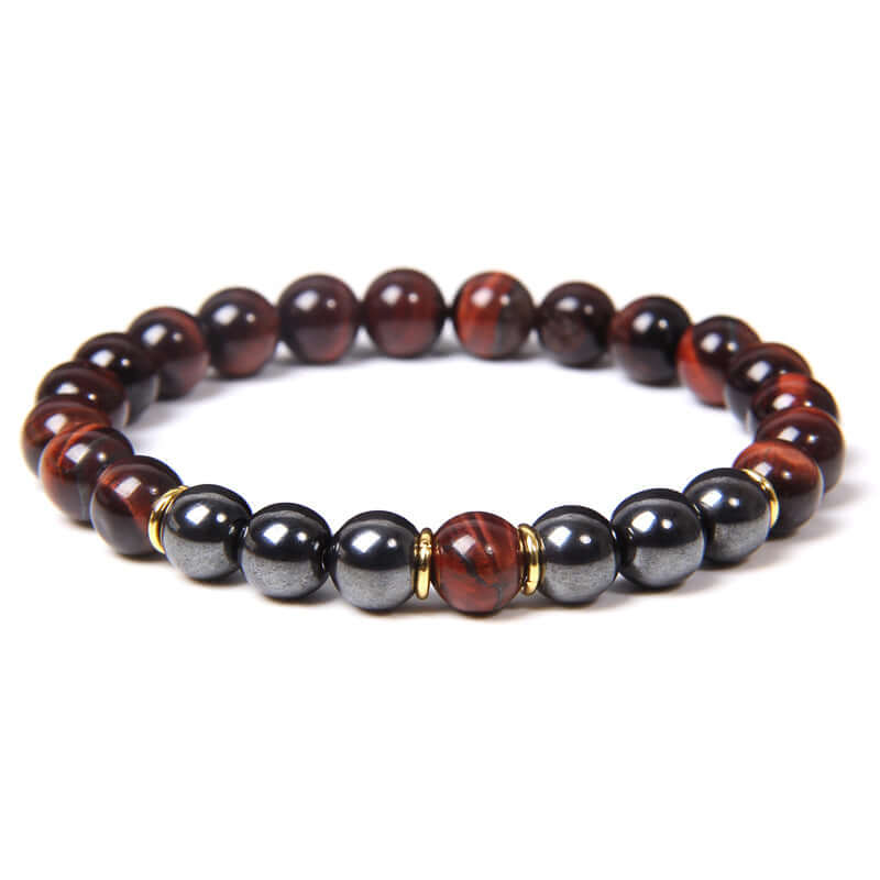 tiger eye energy bracelet Fitness Men's Bracelet Gift Jewelry - Hadi Craft
