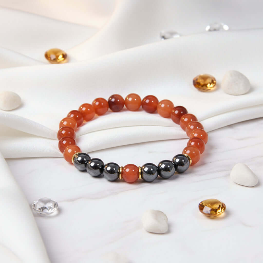 tiger eye energy bracelet Fitness Men's Bracelet Gift Jewelry - Hadi Craft