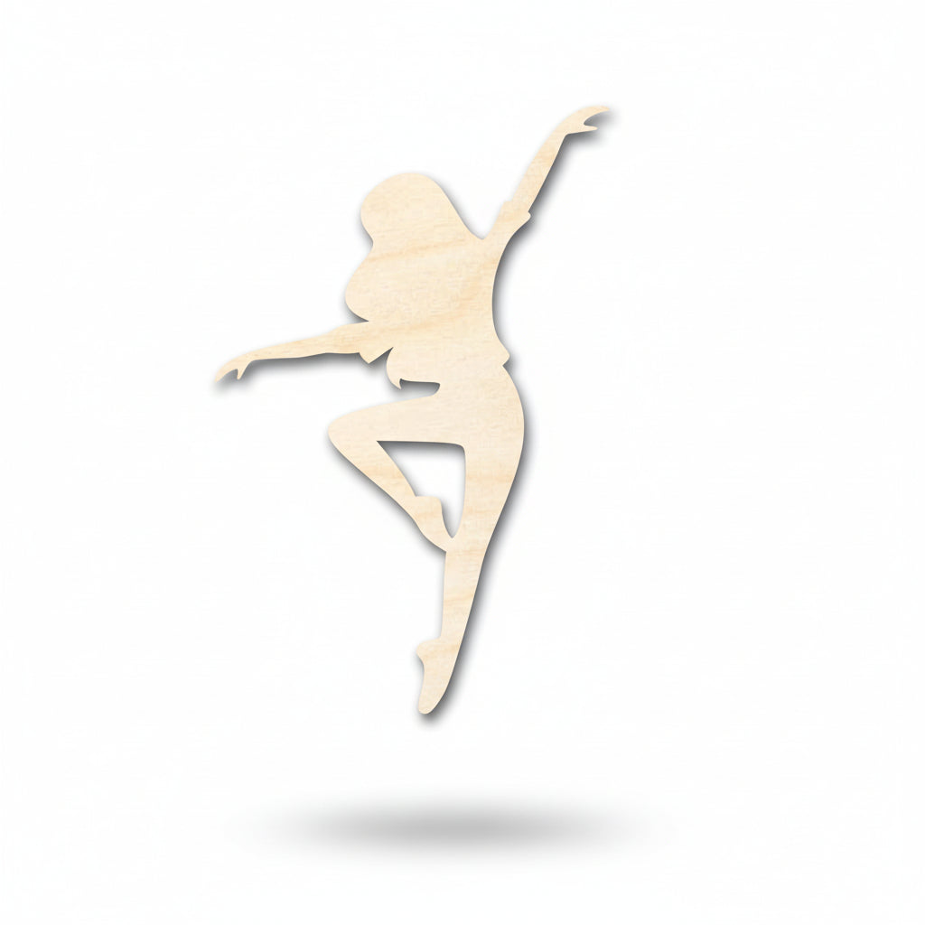 unfinished wood dancer shape - Hadi Craft USA