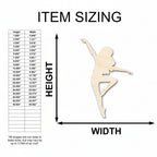 unfinished wood dancer shape - Hadi Craft USA